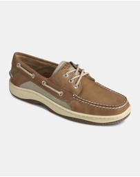 Sperry - Billfish 3-Eye Wide Leather Dark Tan- Men's