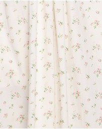 Petal & Pup - Clo Puff Sleeve Midi Dress - White Betty