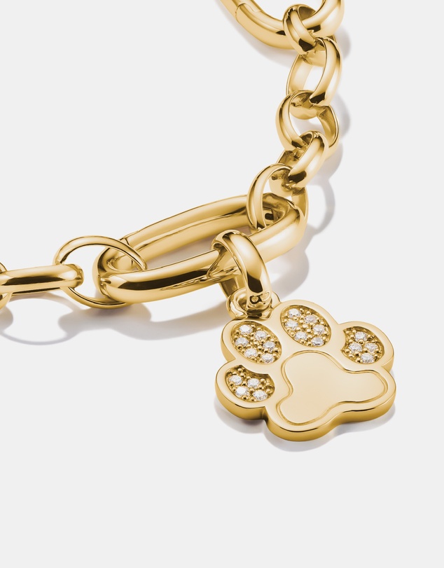 THOMAS SABO - THOMAS SABO Connect Charm paw Gold