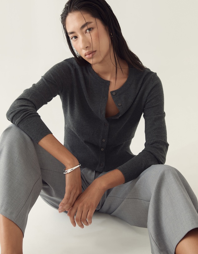 Forcast - Cassie Crew Neck Cardigan