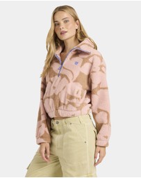 Billabong - Womens Barra Half Zip Pullover