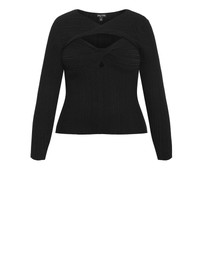 City Chic - Kaleigh Knit Jumper