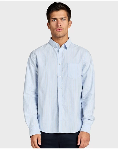 Academy Brand - Dillon Stripe Oxford Shirt