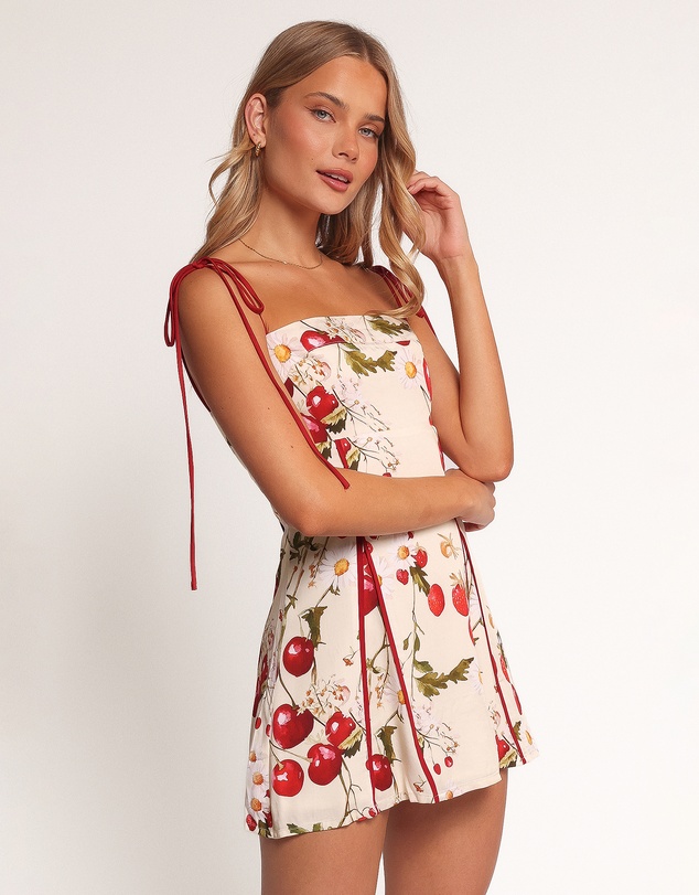 Petal & Pup - Josiana Mini Dress - Cherry Print