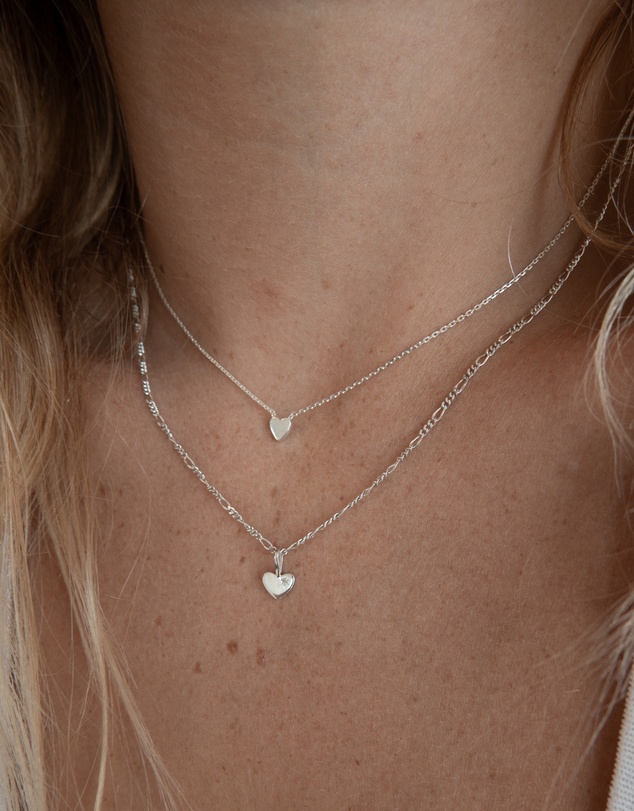 Luna Rae - Sterling Silver - Little Heart Necklace