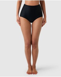 Modest Mermaid - High Waist Swimming bottom- Black
