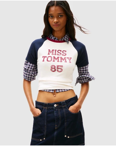 Tommy Jeans - Slim Shortsleeve Tommy Tee