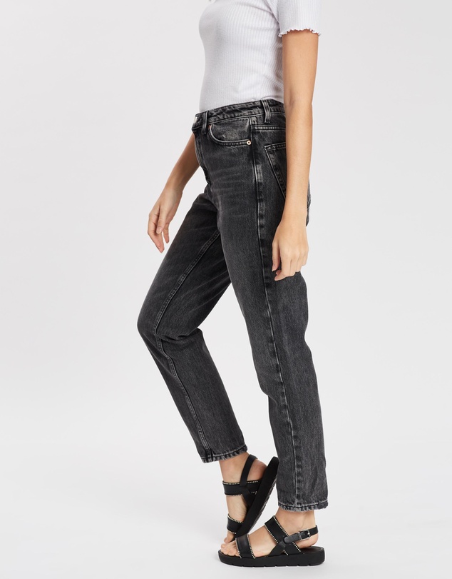TOPSHOP - Washed Mom Jeans