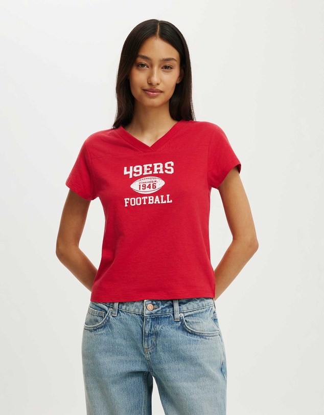 Cotton On - The Lcn V Neck Original Graphic Tee