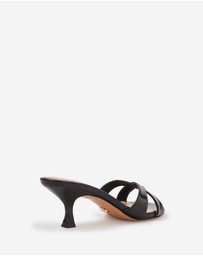 Wittner - Gracie Patent Leather Kitten Heel Mules