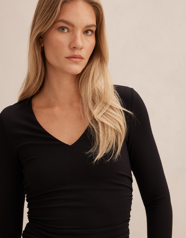 Forever New - Alice V-Neck Long Sleeves Top