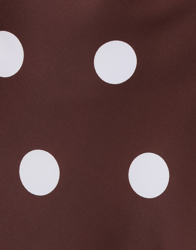 Petal & Pup - Remmie Strapless Maxi Dress - Brown Polka Dot