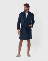 Coast Clothing - Oslo Mens Dressing Gown - Navy