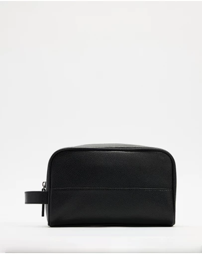 AERE - Leather Wash Bag