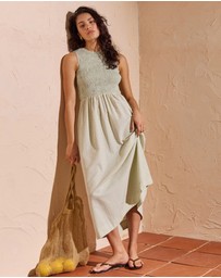 MINKPINK - Sabrina Tie Back Midi Dress