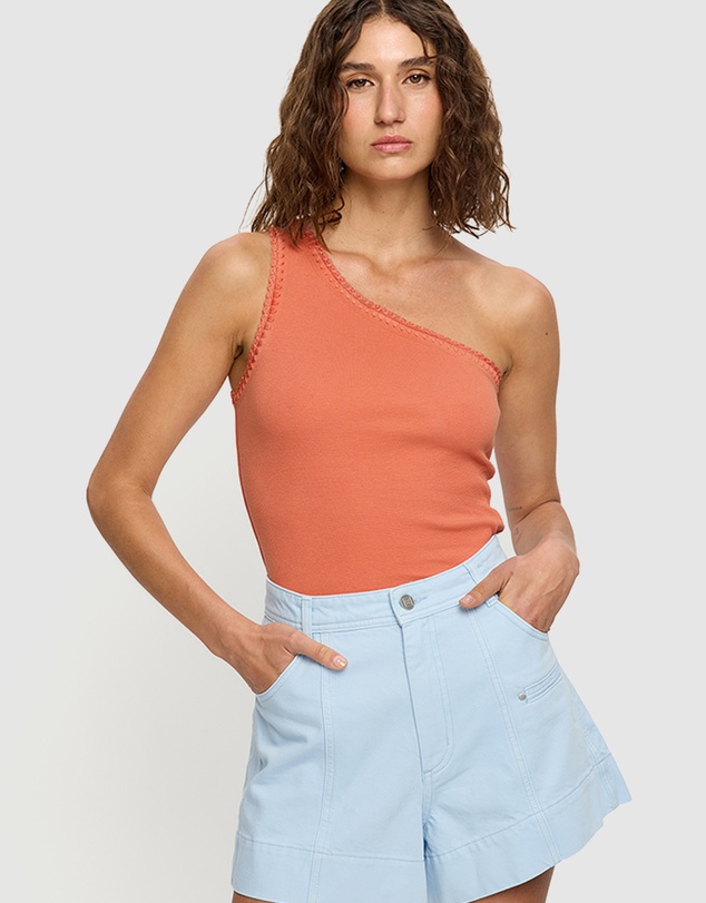 KIVARI - Tallulah One Shoulder Tank