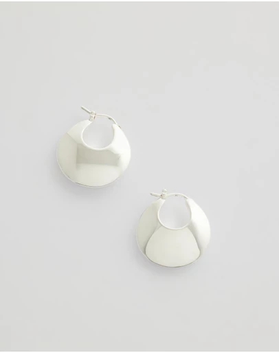 ARKET - Silver Rakel Hoops