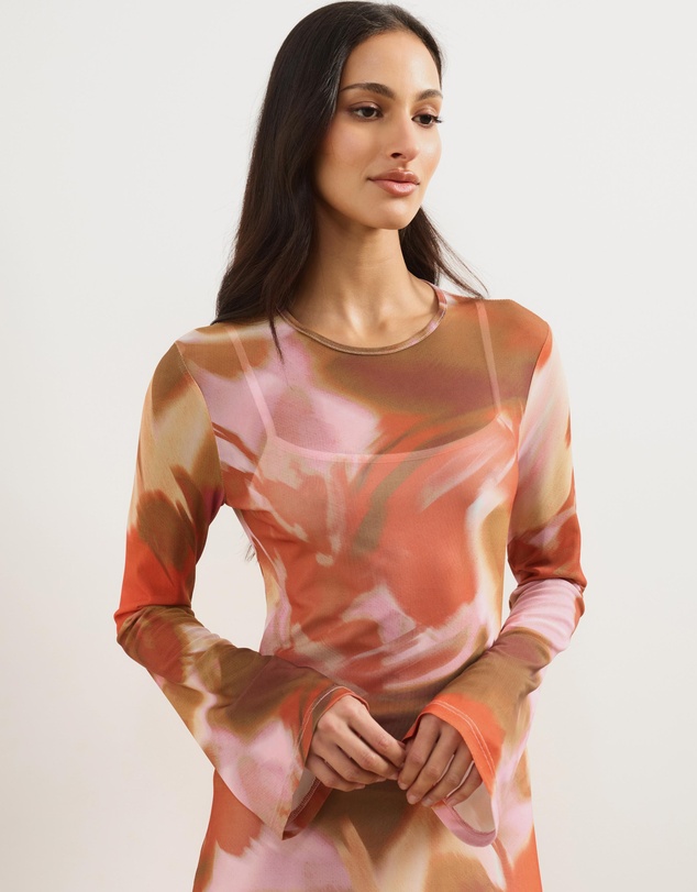 Atmos&Here - Sari Mesh Maxi Dress
