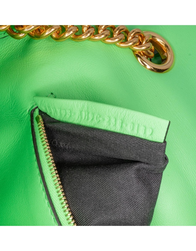 Pre-Loved by Azura Reborn - Pre-Loved Zucca Embossed Leather Chain Midi Baguette