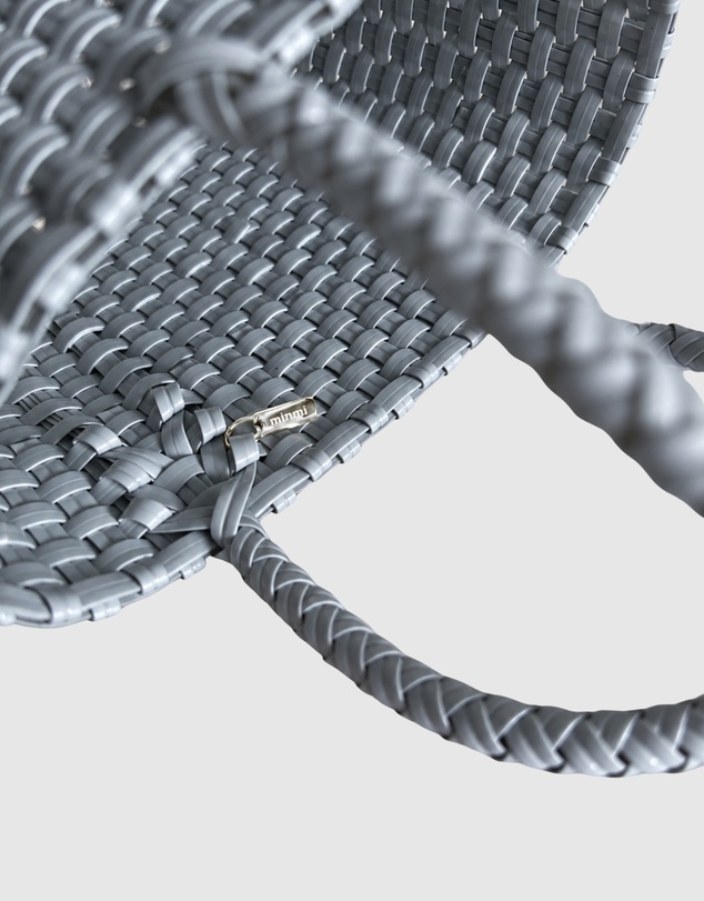 Mimmi Terra - Woven Micro Tote Argento