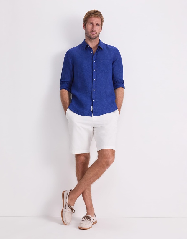 Sportscraft - Linen Long Sleeve Delave Shirt
