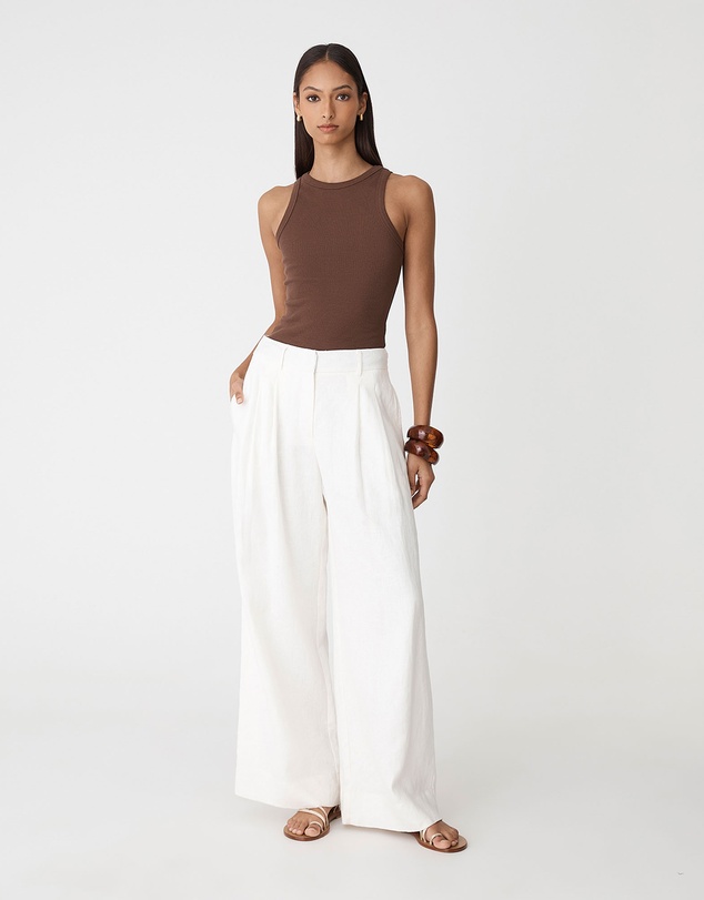Forcast - Ami Wide Leg Linen Pants