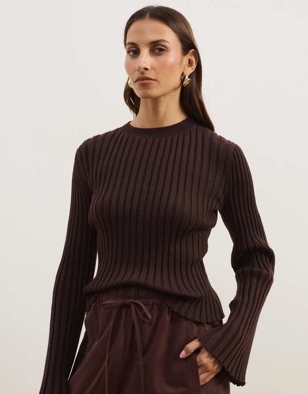 Atmos&Here - Frankie Pleat Knit Top