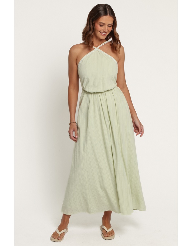 Petal & Pup - Fairfield Halterneck Dress - Green