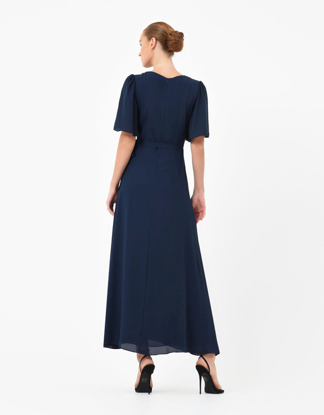Forcast - Cannes Draped Sleeve Maxi Dress
