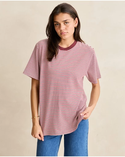 Rhythm - Essential Stripe SS T-Shirt