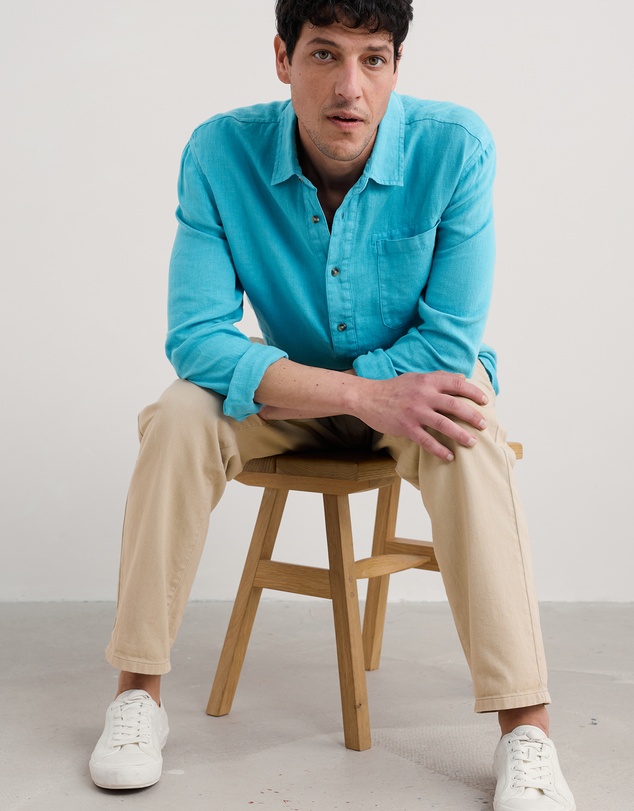 Seasalt - Seasalt Cornwall Blue Artist's Shirt