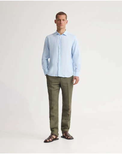 Oxford - Cooper Ls Organic Linen Shirt