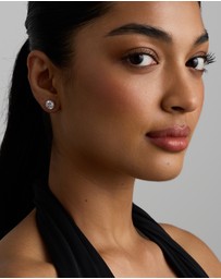 Michael Hill - 9.5mm Round Brilliant Cubic Zirconia Stud Earrings in Sterling Silver