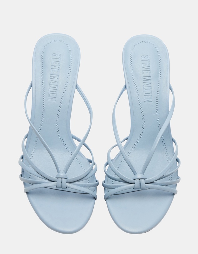 Steve Madden - Edna Blue Leather Heels