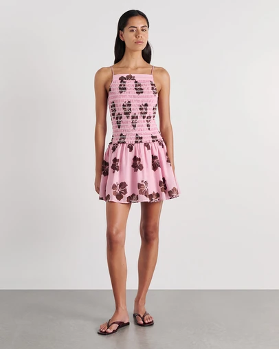 Jag - Bobbi Shirred Mini Dress