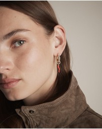 MIMCO - Talisman Charm Hoop Earrings
