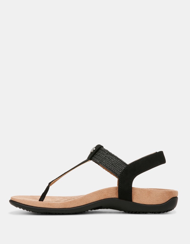 Vionic - Brea Slingback Sandal - Black Nubuck