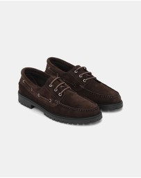 Les Deux - Taylor Oil Suede Boat Shoes