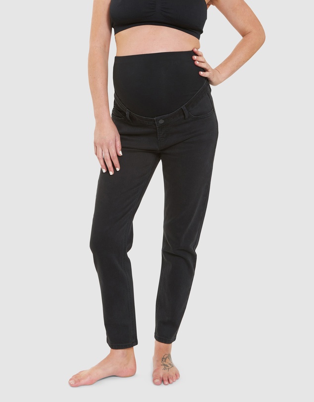 Ripe Maternity - Hunter Over Bump Crop Jean