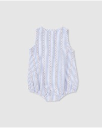 Olive & The Captain - Peaches Bubble Romper
