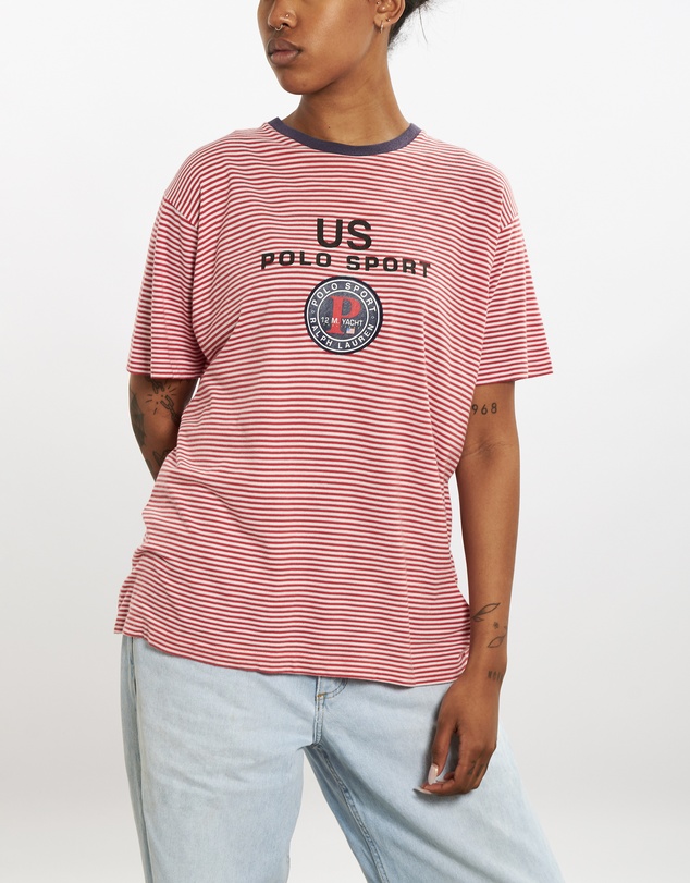 Vintage by The Real Deal - Pre Loved - 90s Ralph Lauren '12M Yacht Challenge' Tee