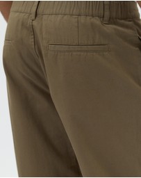 AERE - Pleated Slim Cotton Chinos