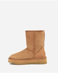 Ozwear Connection Uggs - Ugg Classic Platform Short Boots (Water Resistant)