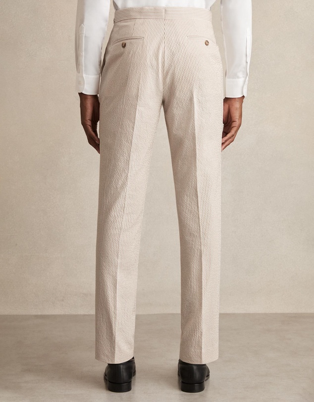 REISS - Bay Seersucker Trousers