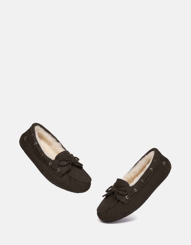 EVERAU - EverAU Ugg Pommie Cow Leather Upper Moccasins