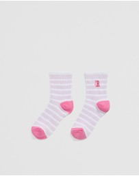 Country Road - Rib Quarter Crew Sock