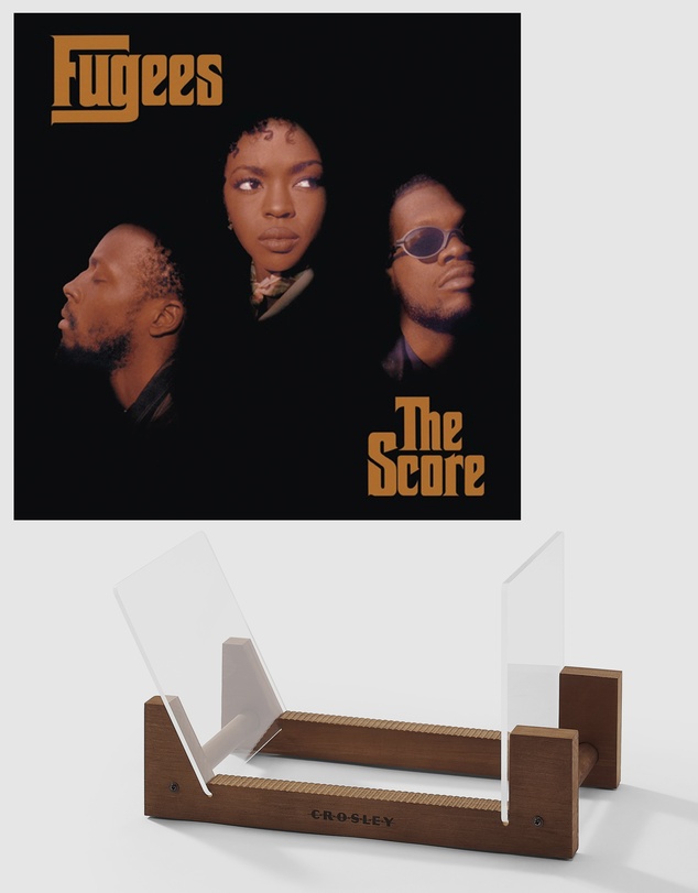 Sony Music - Fugees The Score Vinyl Album & Crosley Record Storage Display Stand