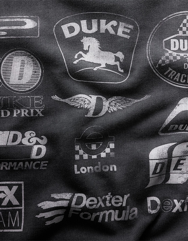 Duke + Dexter - DR Sponsors Washed Grey Hoodie