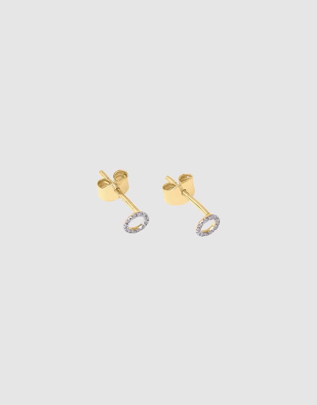 Luna Rae - Solid Gold - Spirit Element Diamond Studs
