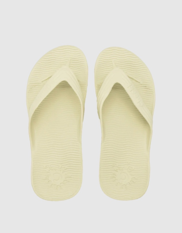 Tolu Australia - Ivory Thongs For Kids With Arch Support
